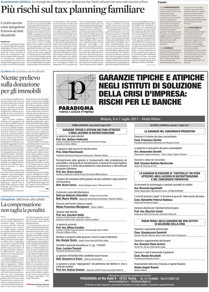 2011-06-15 TAX PLANNING FAMILIARE