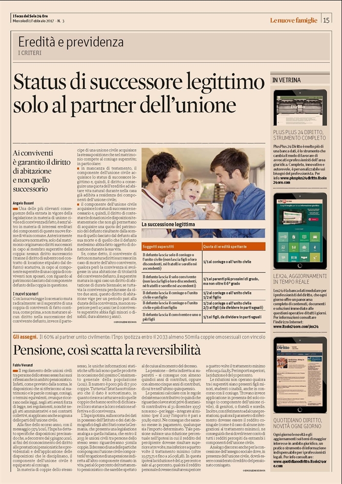 CONVIVENZA - Il contratto di convivenza