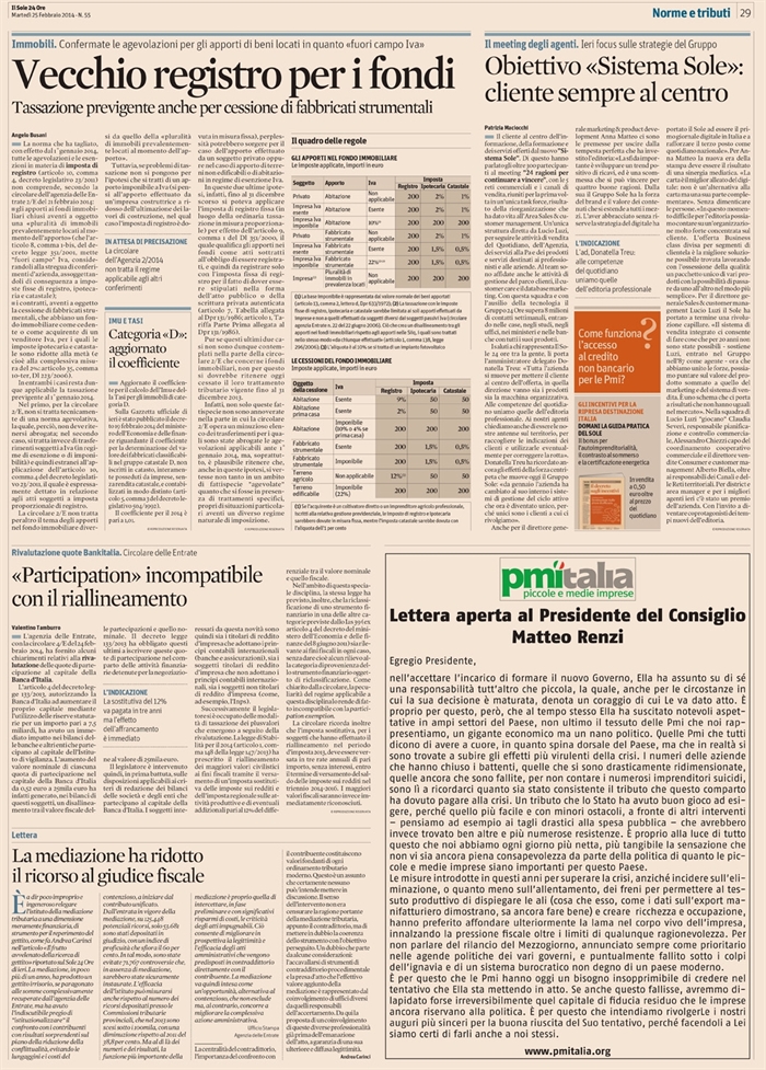 2014-02 - COMPRAVENDITA - Confermate le agevolazioni per fuori campo Iva