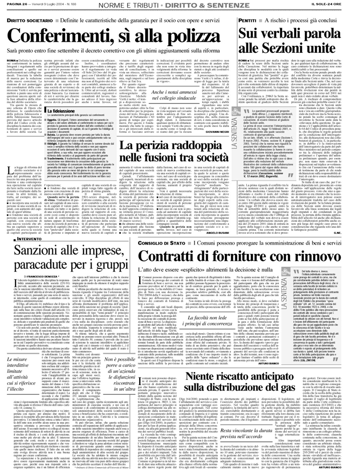 SOCIETA-FUSIONE-PERIZIA DI STIMA