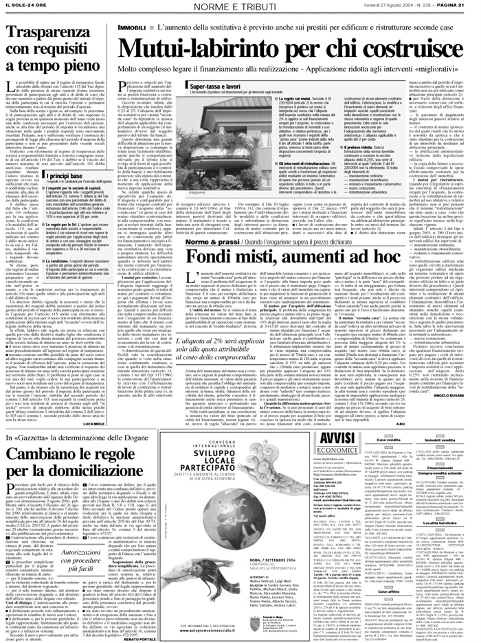 IMPOSTA SOSTITUTIVA-MUTUO-AUMENTI 7