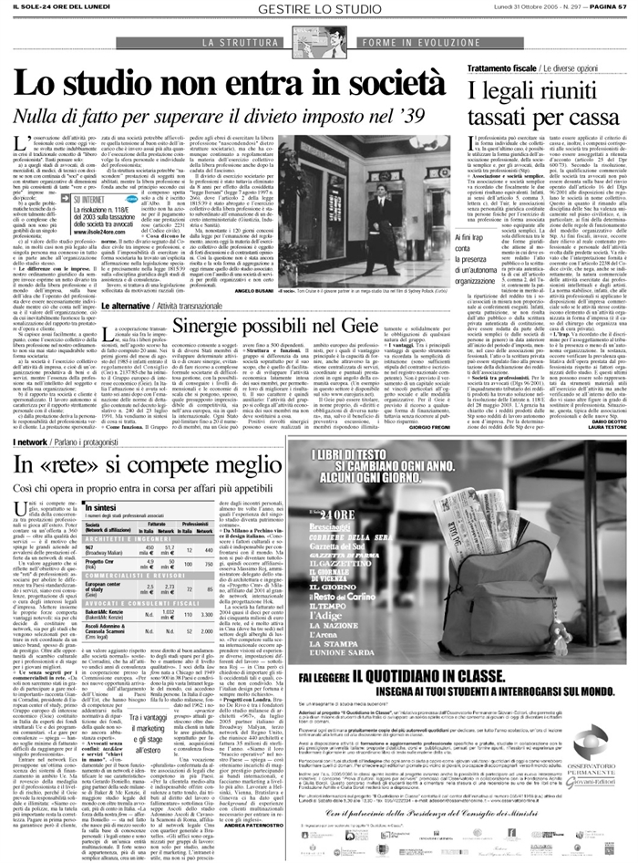 SOCIETA' - Riforma società - Riscontri