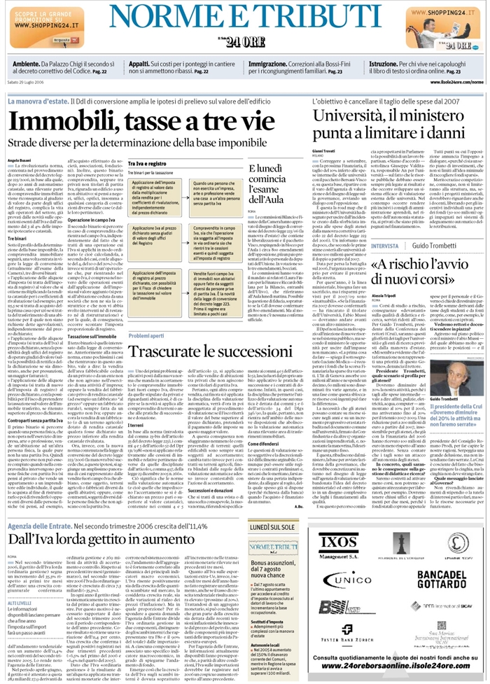 TRASFERIMENTI IMMOBILIARI-BASE IMPONIBILE-DETERMINAZIONE
