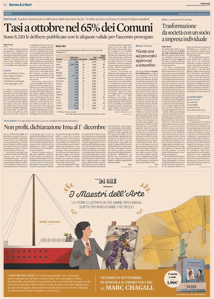 2014-09 - SOCIETA - Trasformazione societaria da società ad impresa individuale