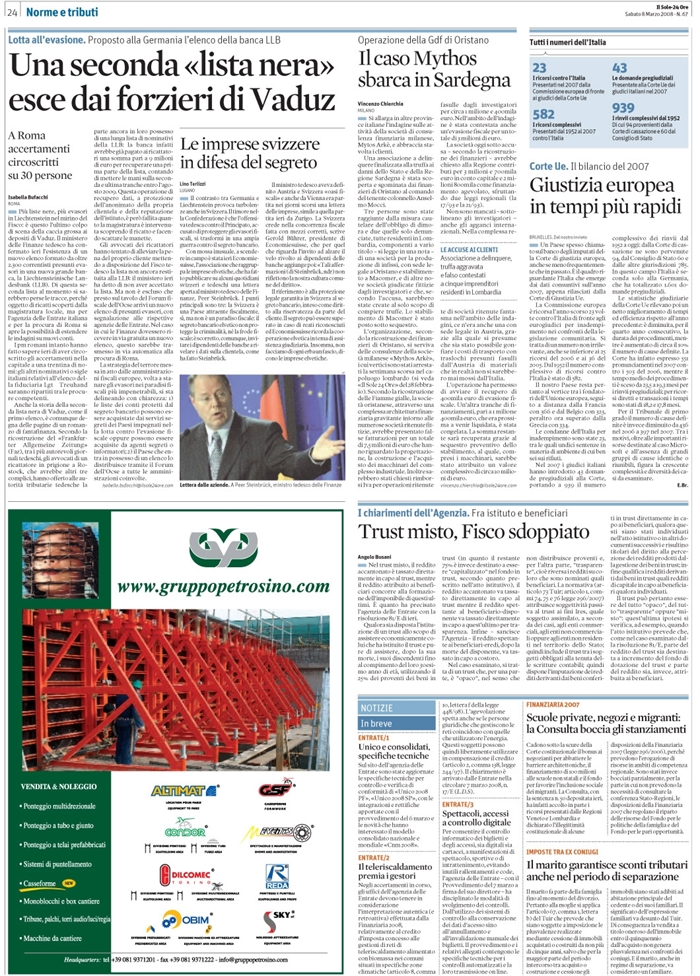 TRUST MISTO - TASSAZIONE