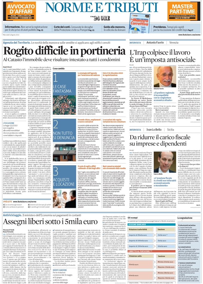 ROGITO IMMOBILIARE-DECONDIMINIALIZZAZIONE