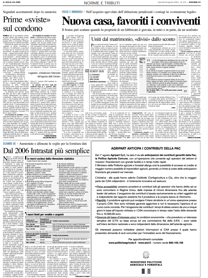 COMPRAVENDITA - Agevolazione prima casa - Comunione legale - Comproprietà