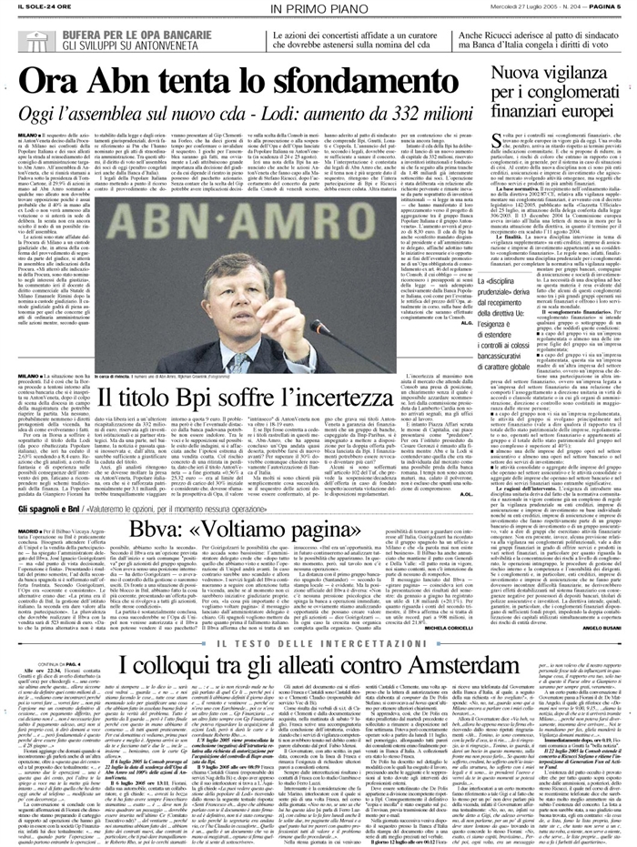 SOCIETA' - Conglomerati finanziari - Vigilanza supplementare