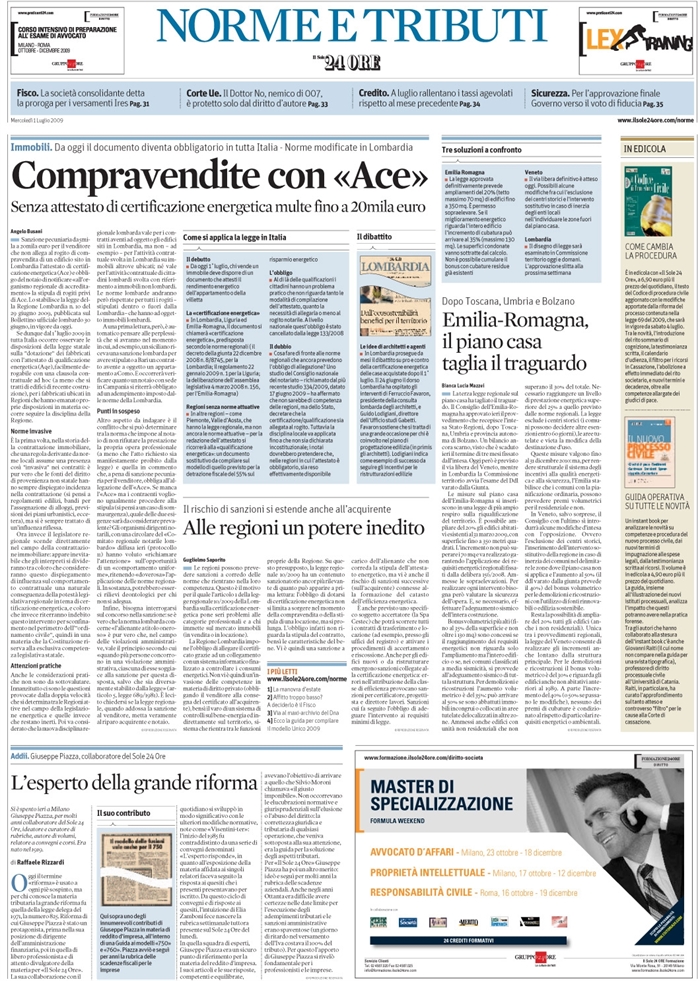 CERTIFICAZIONE ENERGETICA 1