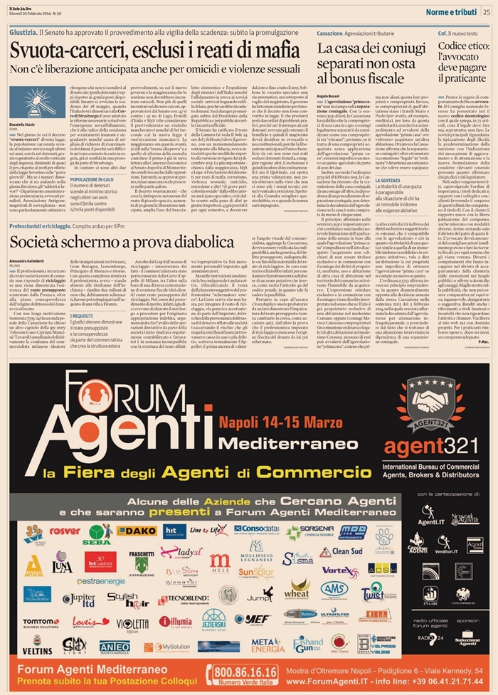 2014-02 - FAMIGLIA - Separazione dei coniugi con tutela agevolazione prima casa