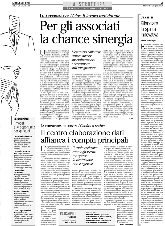 SOCIETA PROFESSIONALI 2