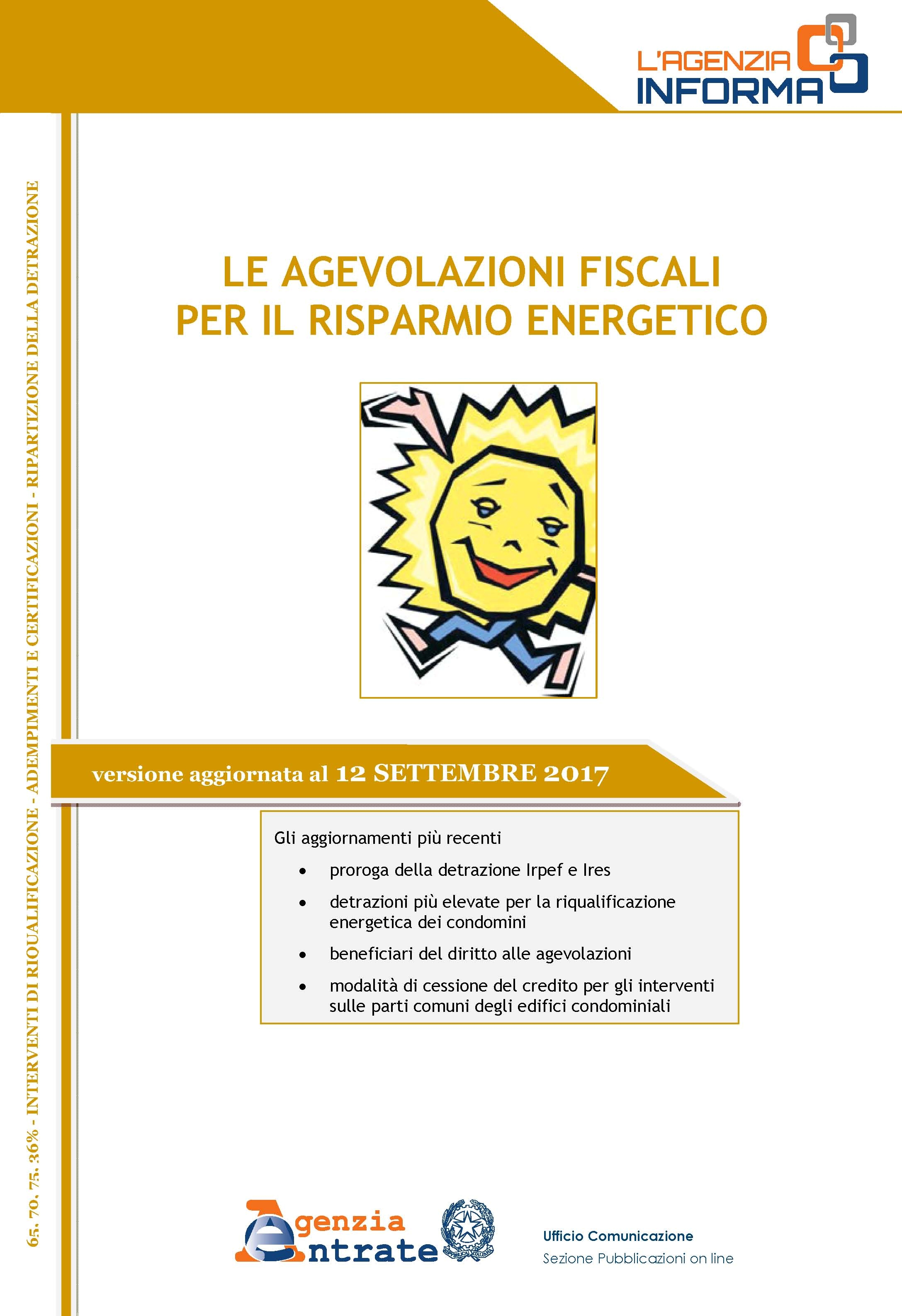 IMPOSTE Detrazione Irpef spese per risparmio energetico
