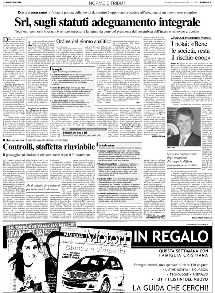 SOCIETA-RIFORMA-ADEGUAMENTI STATUTI 1