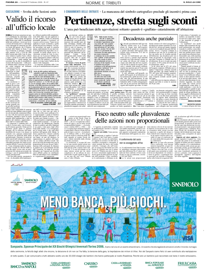 COMPRAVENDITA - Agevolazione "prima casa" - Area pertinenza