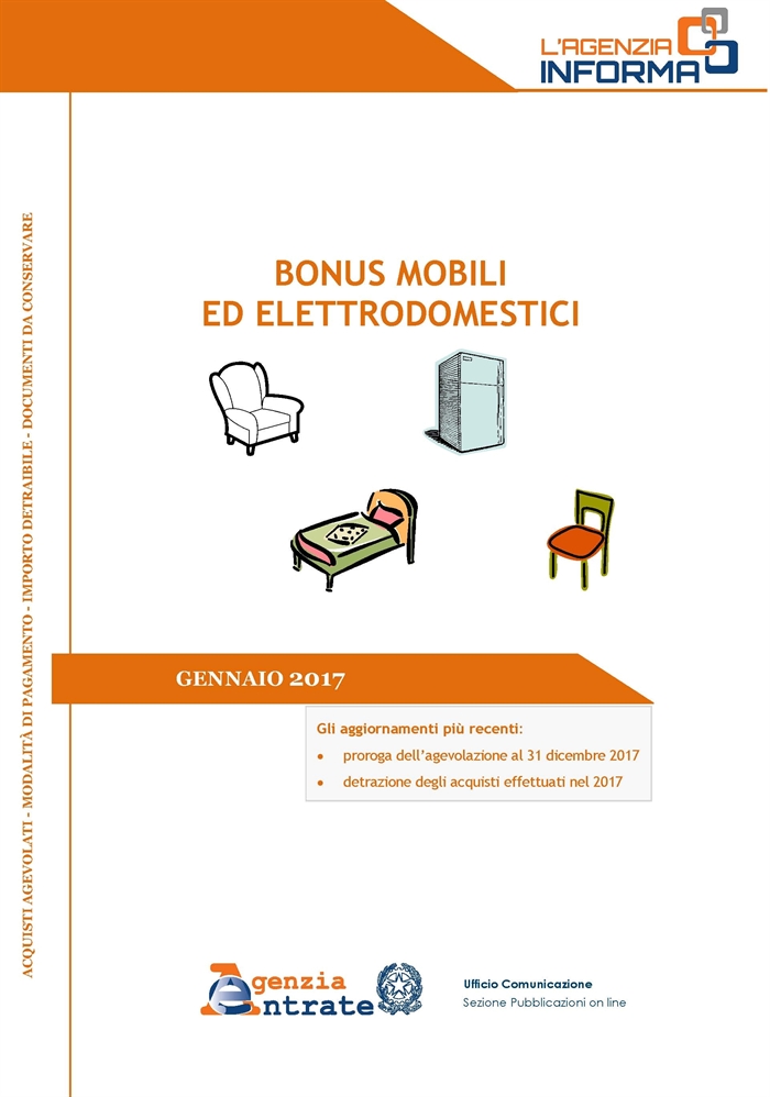 TRIBUTI - Bonus mobili ed elettrodomestici