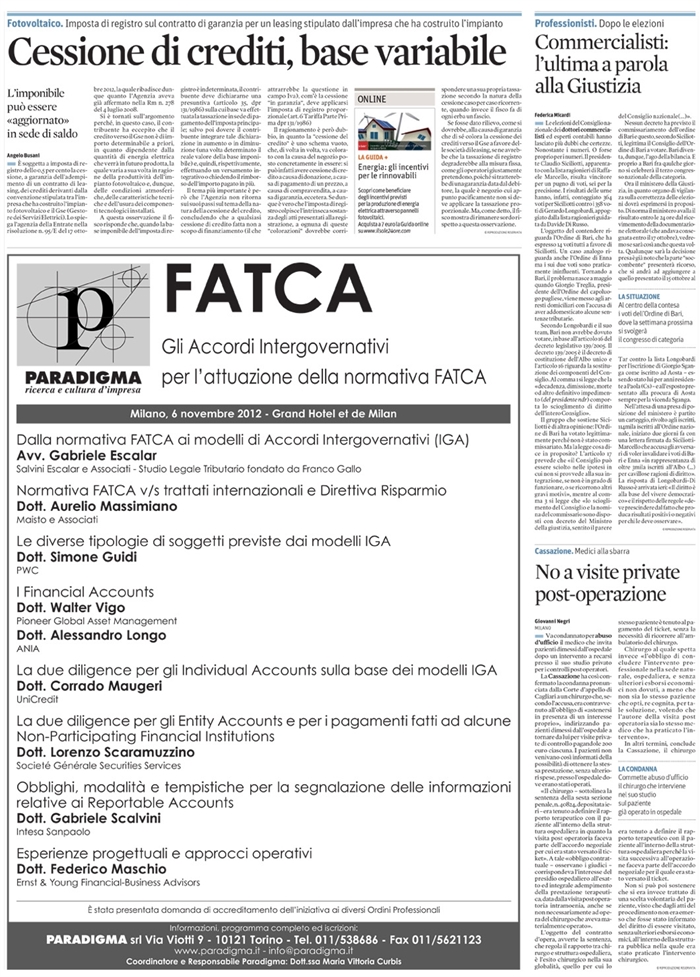 2012 10 18 Cessione di crediti, base variabile