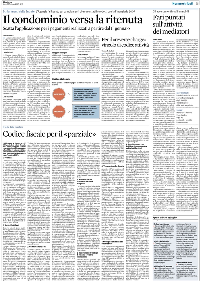 MEDIATORI IMMOBILIARI - MENZIONI - REGISTRAZIONE PRELIMINARE (1)