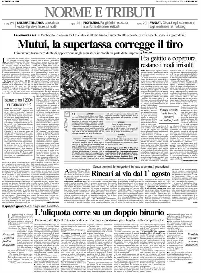 IMPOSTA SOSTITUTIVA-MUTUO-AUMENTI 5