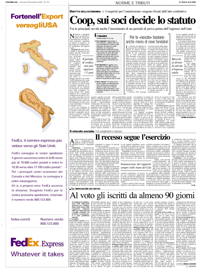 COOPERATIVE-ADEGUAMENTI STATUTARI-INDICAZIONI CNN 3