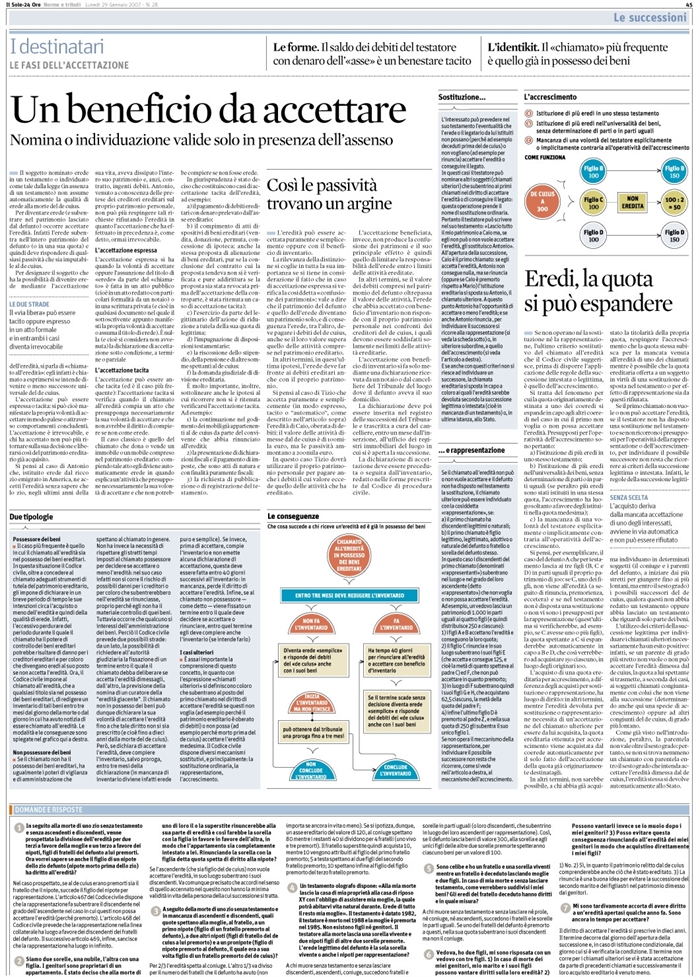 SUCCESSIONI - ACCRESCIMENTO