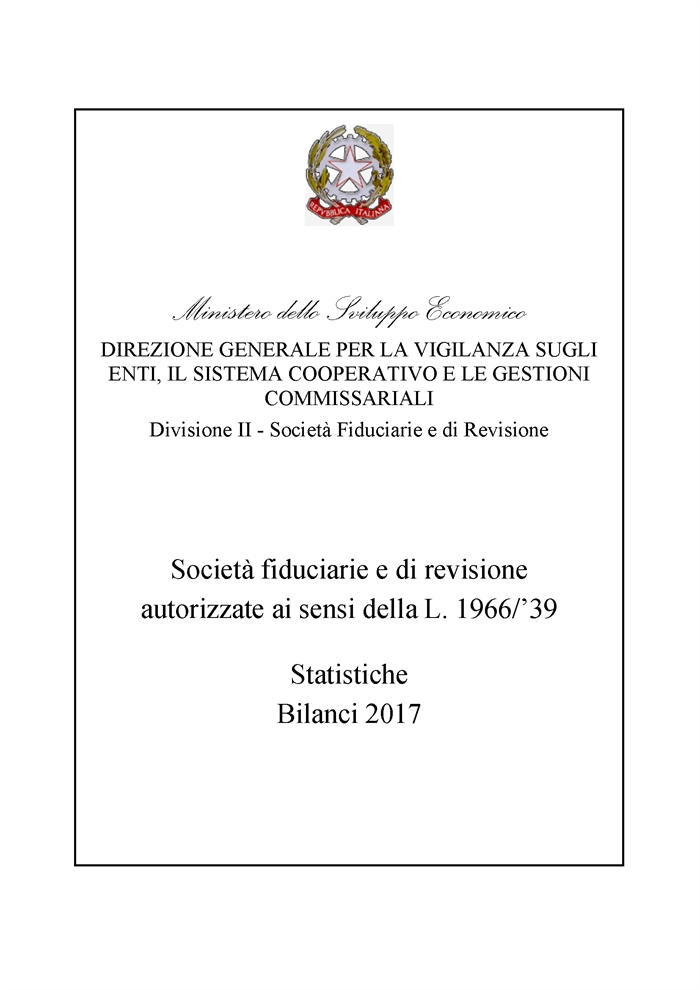 SOCIETA' FIDUCIARIE - L'attività fiduciaria in Italia