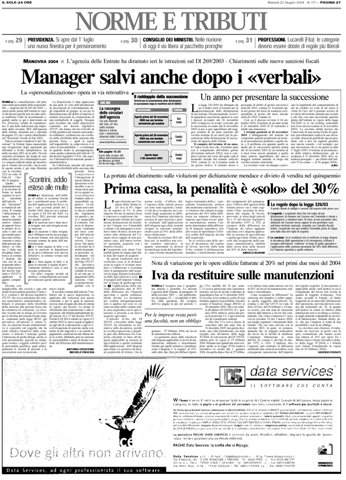 AGEVOLAZIONE PRIMA CASA-DECADENZA-SANZIONE