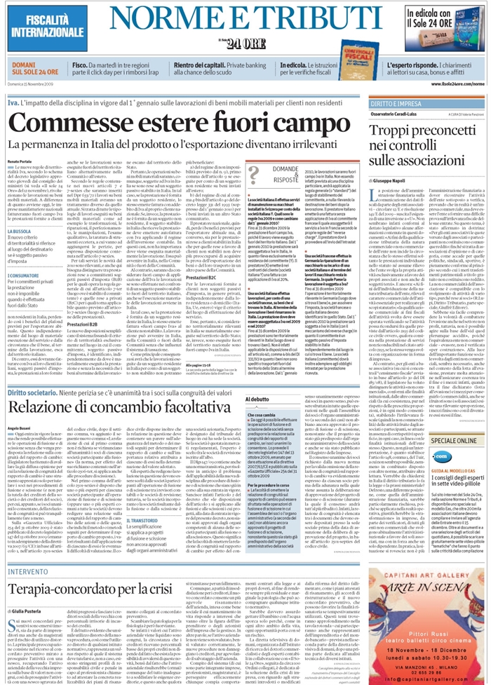 SOCIETA' - FUSIONE - SCISSIONE