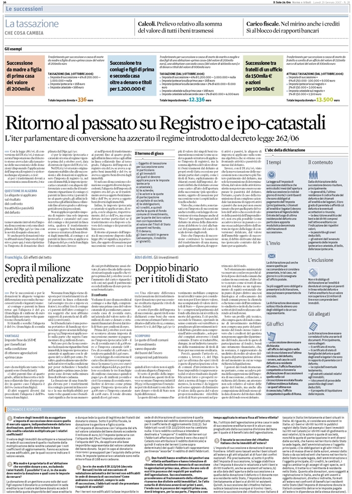 IMPOSTA DI SUCCESSIONE - IMPOSTA DI DONAZIONE (2)