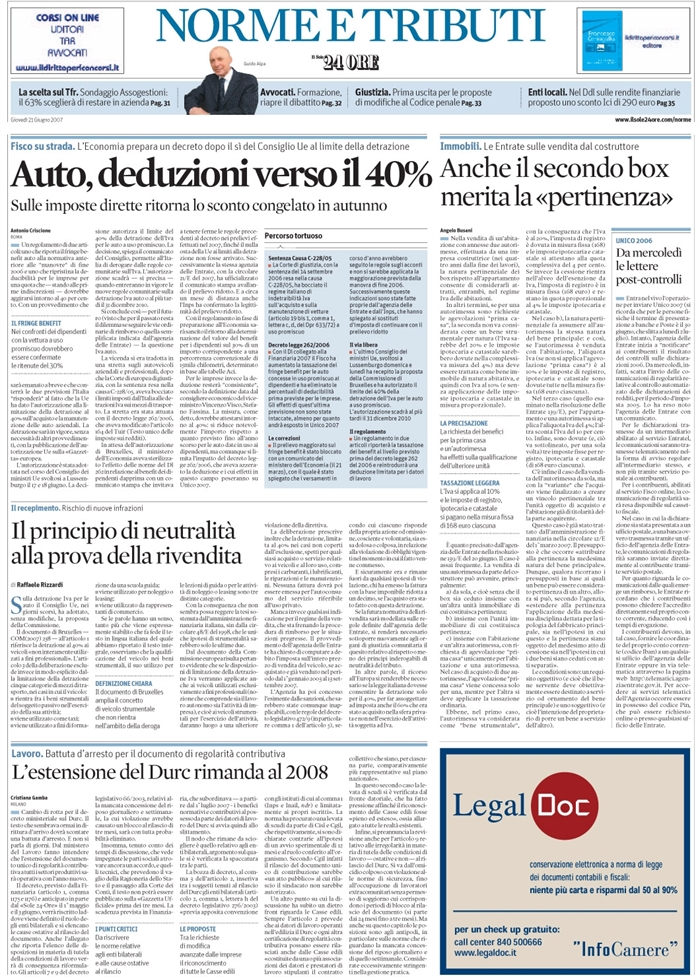 AGEVOLAZIONI PRIMA CASA - ABITAZIONE CON 2 AUTORIMESSE