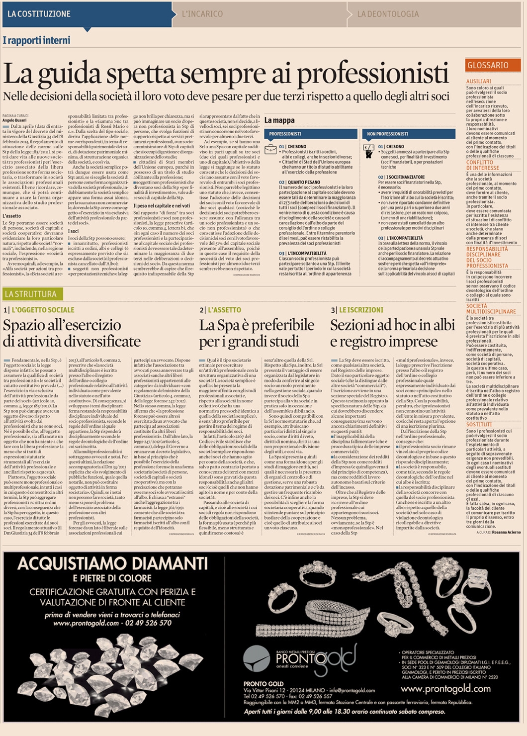 SOCIETA' - Società tra professionisti - Deliberazioni ai ...