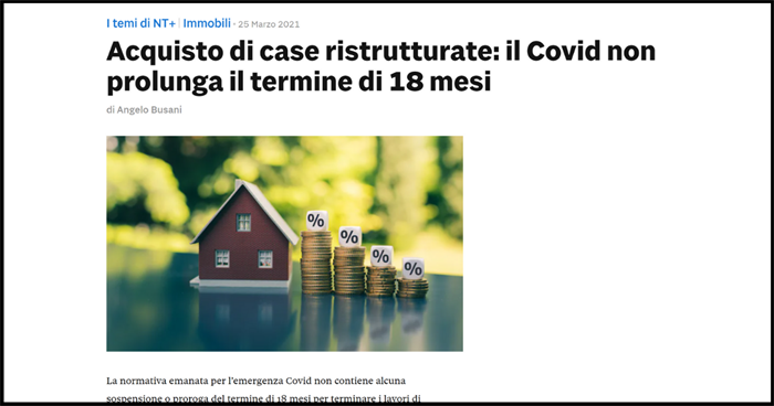 INTERVENTI DI RECUPERO EDILIZIO - Detrazione Irpef