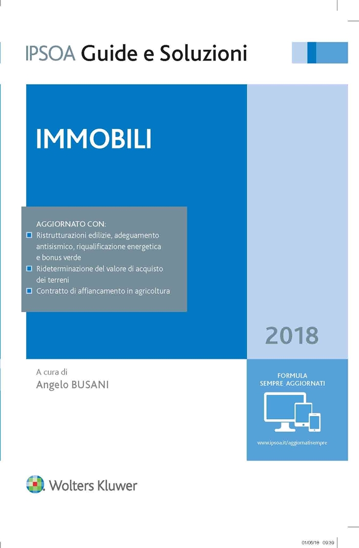 COMPRAVENDITE & PROPRIETA' - Libro "Immobili 2018" 