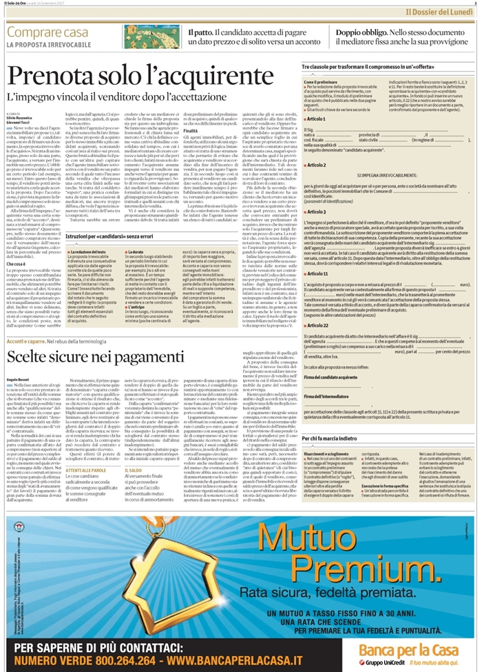 IMMOBILI IN CORSO DI COSTRUZIONE - ACQUISTO - PAGAMENTI