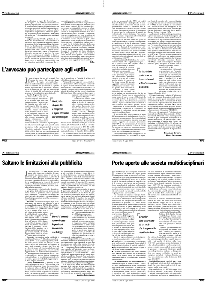 SOCIETA PROFESSIONALI 1