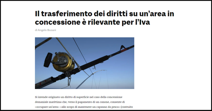 DIRITTO DI SUPERFICIE - Originato da una concessione demaniale