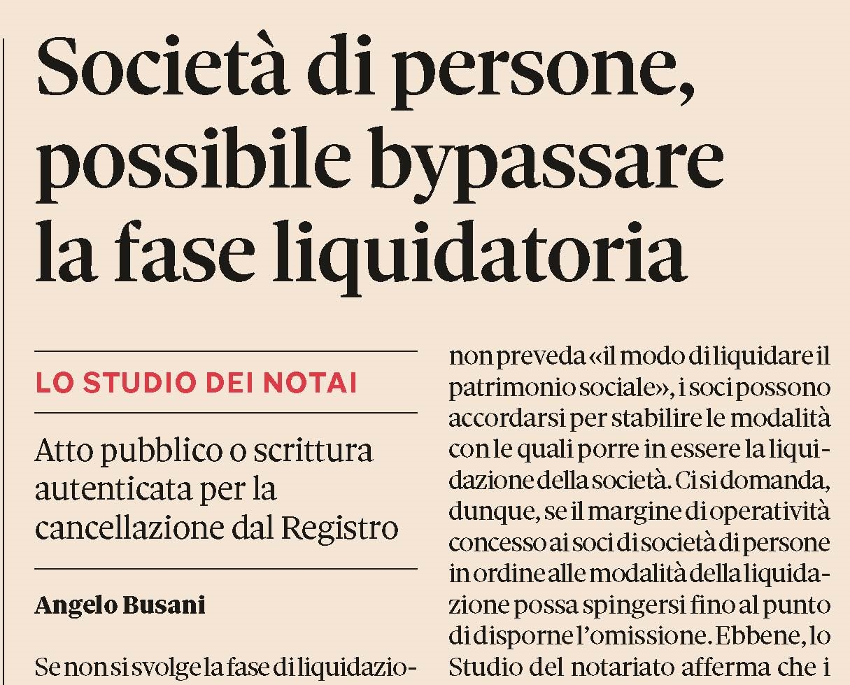 70 30 e liquid Società in liquidazione: Che significa e cosa comporta?– Studio Legale Adamo main image 0