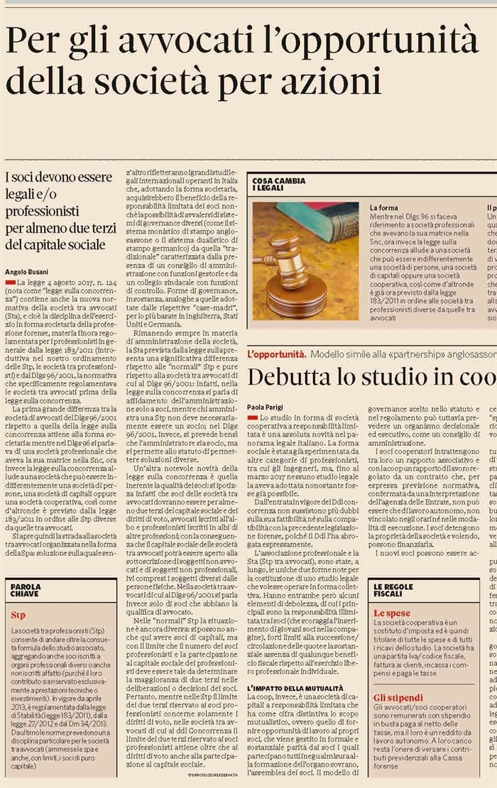 SOCIETA' - La società tra avvocati (STA)