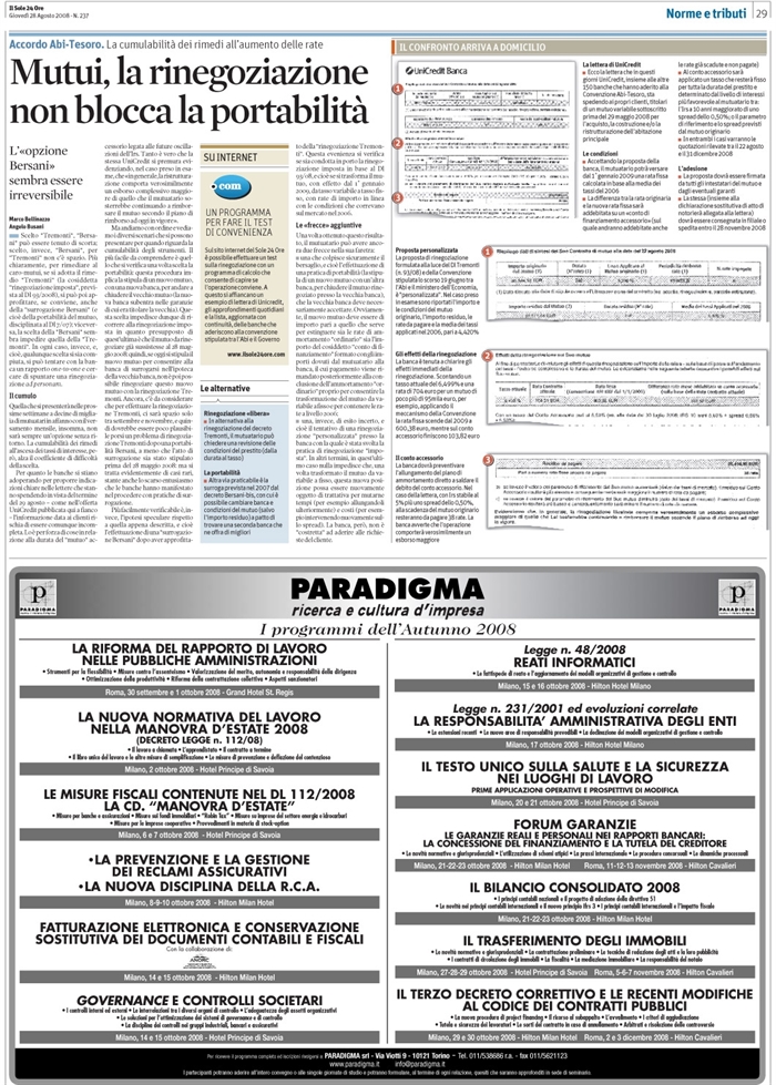 MUTUO - RINEGOZIAZIONE - PORTABILITA'(5)