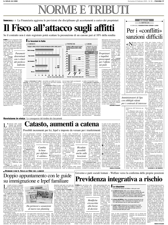 IMPOSTA REGISTRO - AUMENTO RENDITE CATASTALI