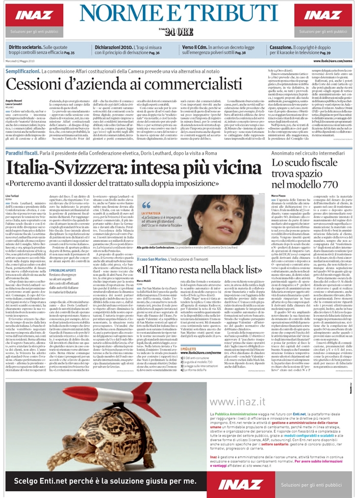 CESSIONE D'AZIENDA-COMMERCIALISTI