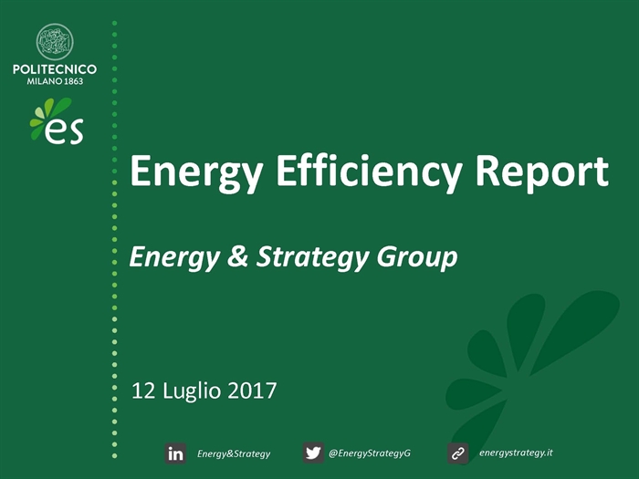  EFFICIENZA ENERGETICA - Il 53% degli investimenti nell'edilizia residenziale 