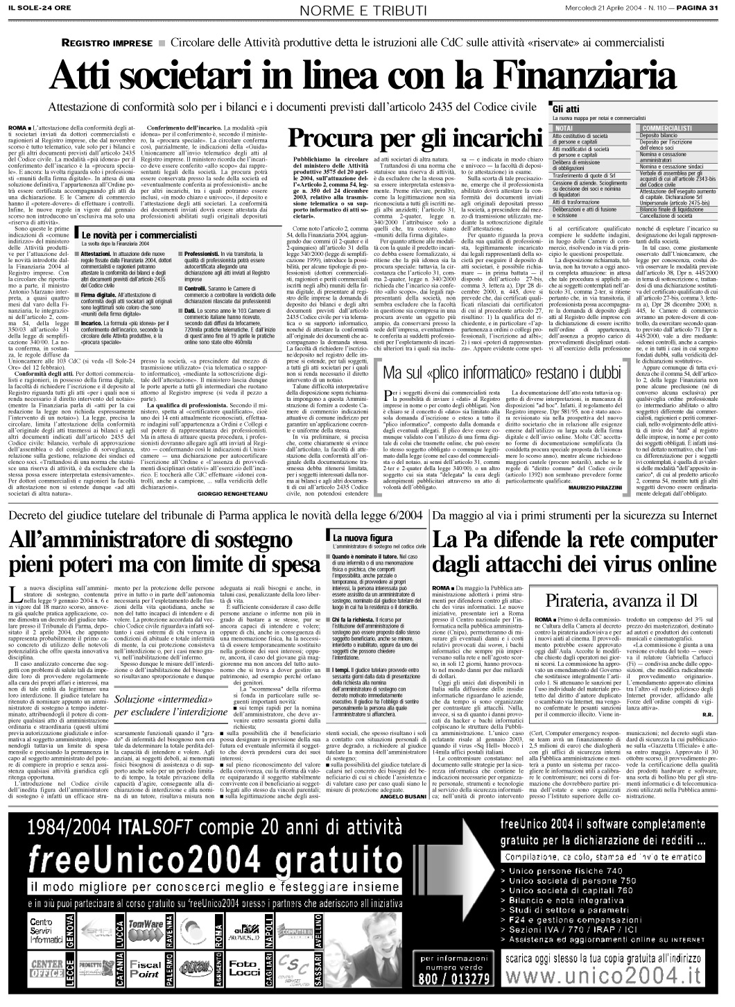 FAMIGLIA - amministratore di sostegno