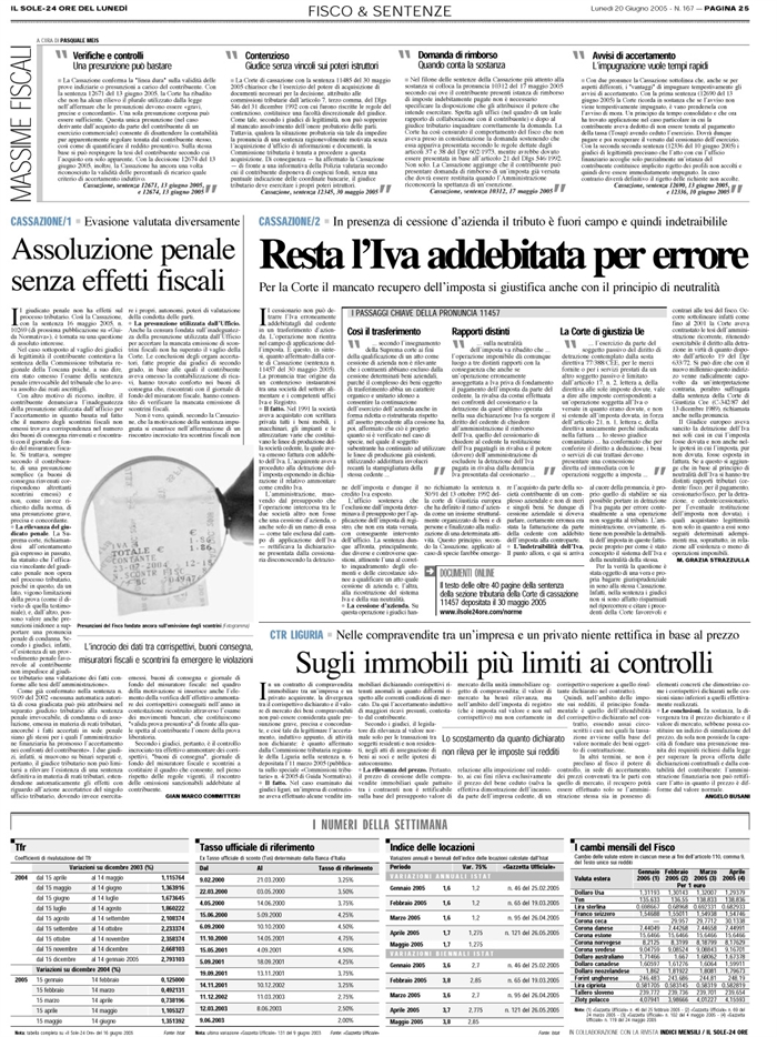 COMPRAVENDITA - Immobili - Accertamento