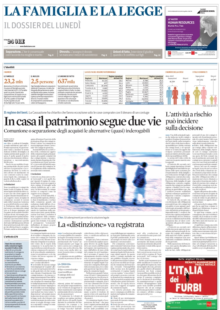 REGIME PATRIMONIALE CONIUGI