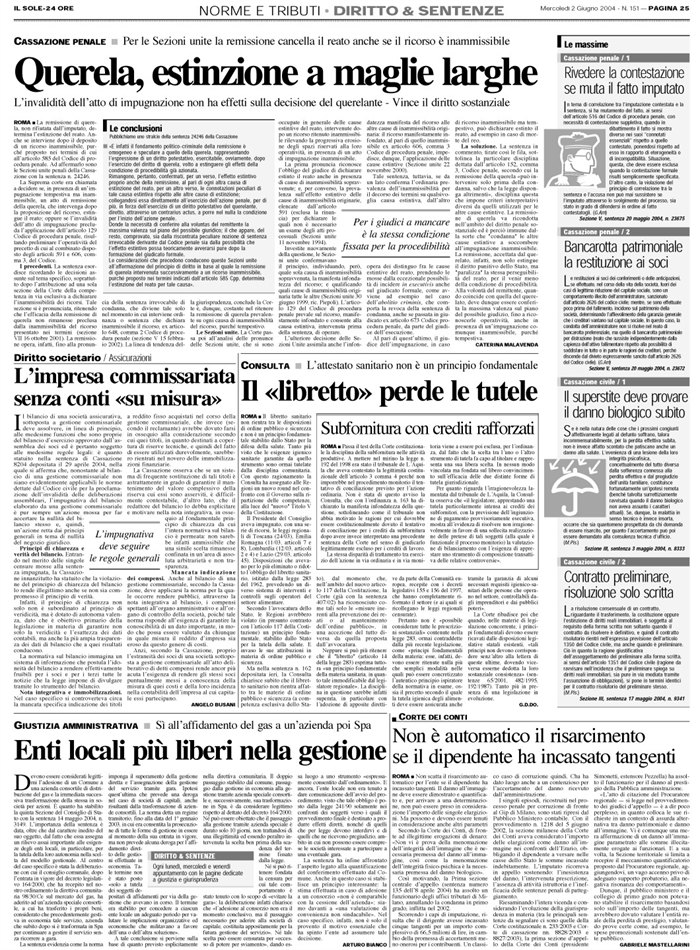 SOCIETA ASSICURATIVA-COMMISSARIAMENTO-BILANCIO