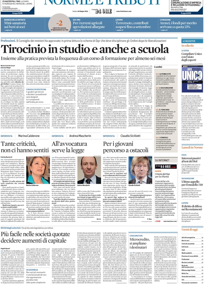 2012 06 16 Più facile nelle società quotate decidere aumenti di capitale