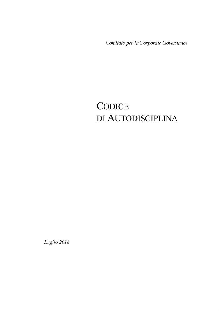 SOCIETA' - Il Codice di Autodisciplina delle società quotate integrato con le "quote rosa"