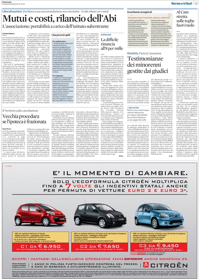 IPOTECA - CANCELLAZIONE - MUTUO FRAZIONATO
