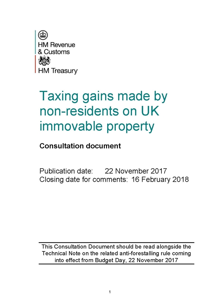 INTERNATIONAL - UK: Alarm over extension of property taxes to non-residents