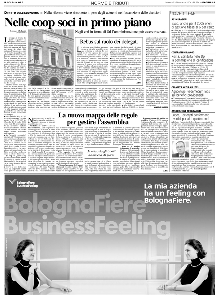 COOP SRL-SOCI-CENTRALITa`